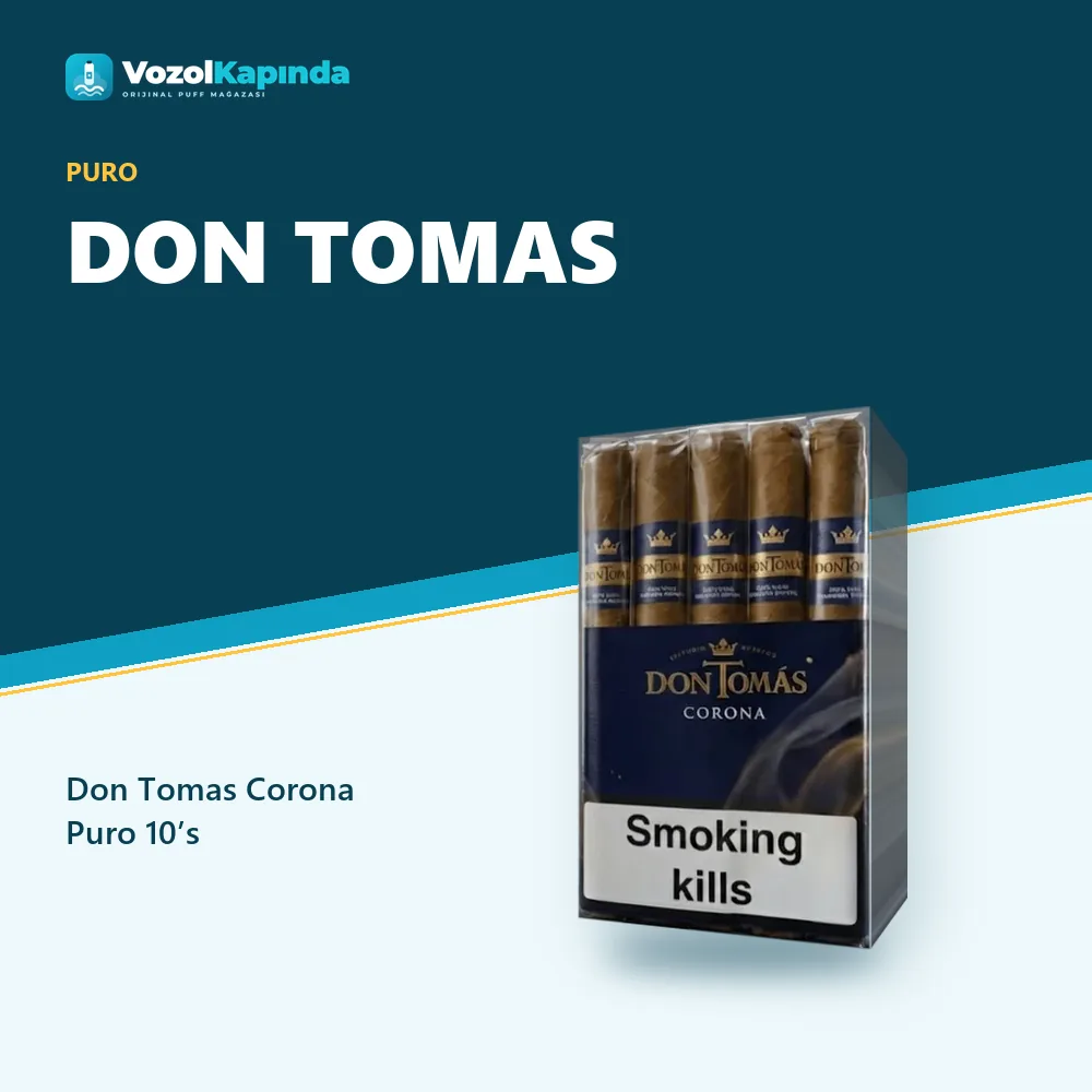 Don Tomas Corona Puro 10’s özellikleri: orijinal ürün, kapıda ödeme, gizli paket