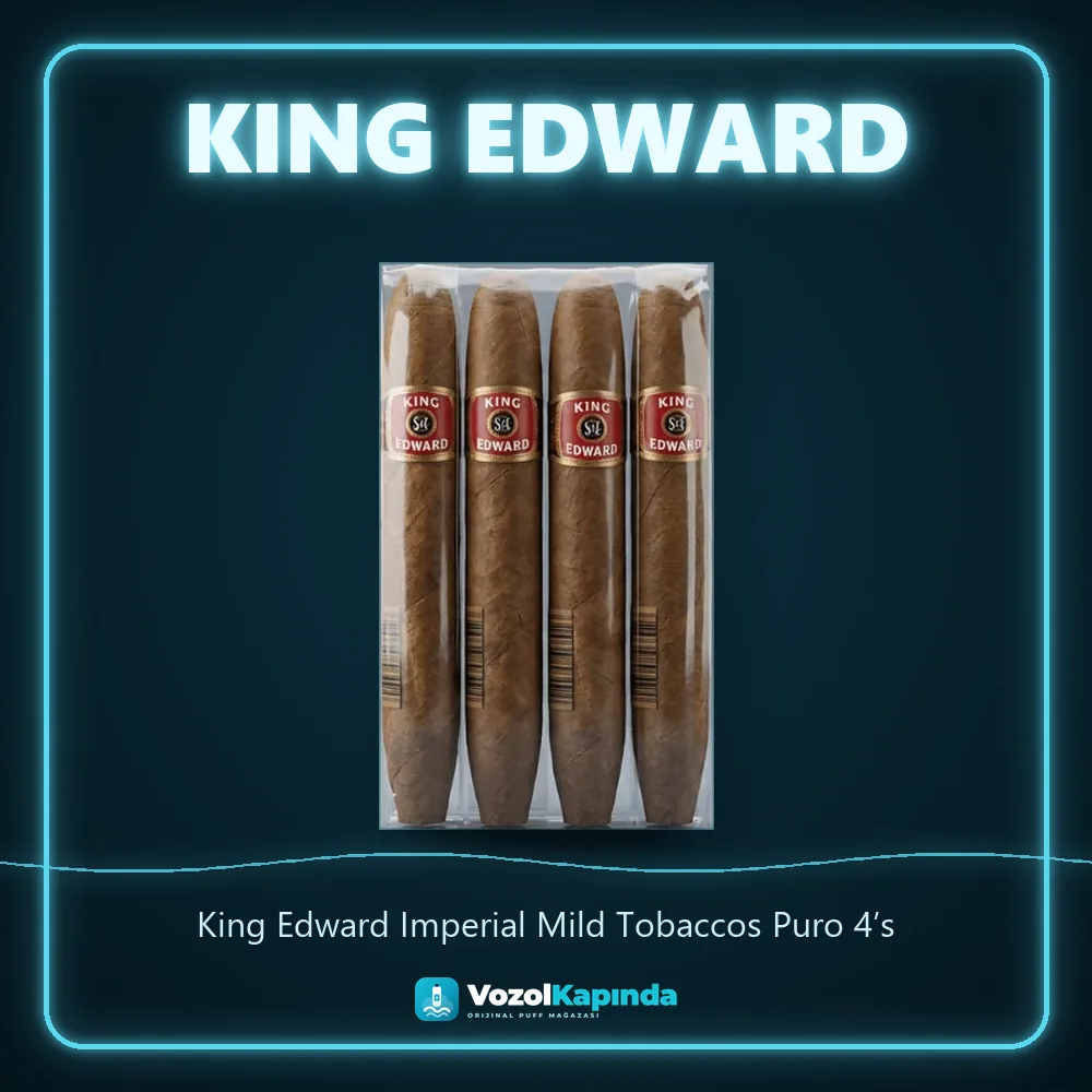 King Edward Imperial Mild Tobaccos Puro 4’s Sipariş Bilgileri King Edward Imperial Mild Tobaccos Puro 4’s sipariş avantajları: kapıda ödeme ve gizli paket