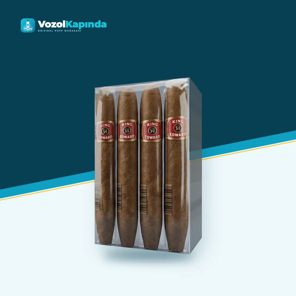 King Edward Imperial Mild Tobaccos Puro 4’s Orijinal Ambalaj King Edward Imperial Mild Tobaccos Puro 4’s ürün görseli, orijinal puro