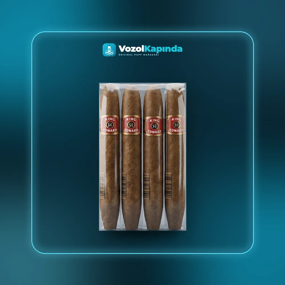 King Edward Imperial Mild Tobaccos Puro 4’s Sipariş King Edward Imperial Mild Tobaccos Puro 4’s, Vozol Kapında orijinal puro