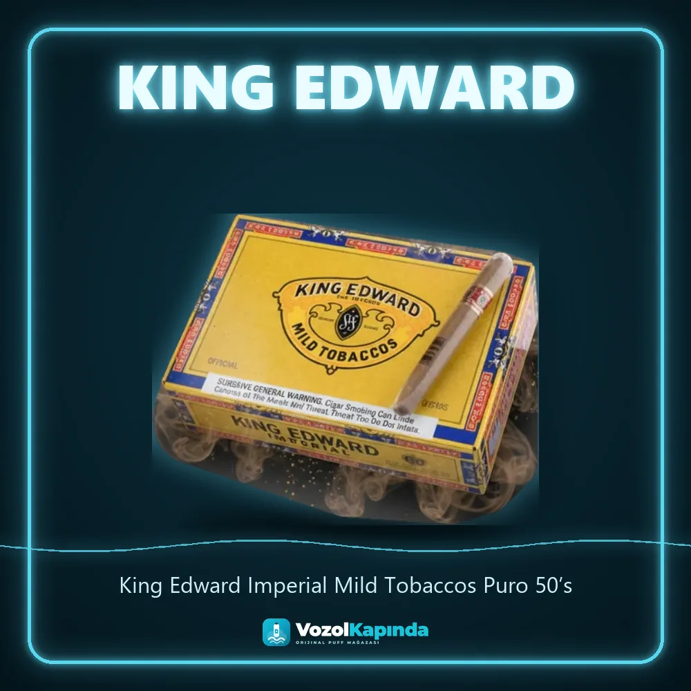King Edward Imperial Mild Tobaccos Puro 50’s sipariş avantajları: kapıda ödeme ve gizli paket
