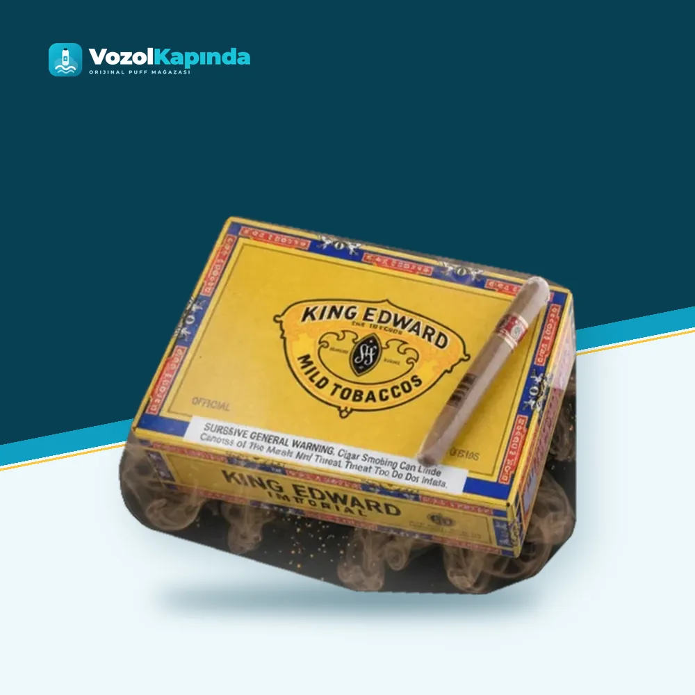 King Edward Imperial Mild Tobaccos Puro 50’s paket görünümü