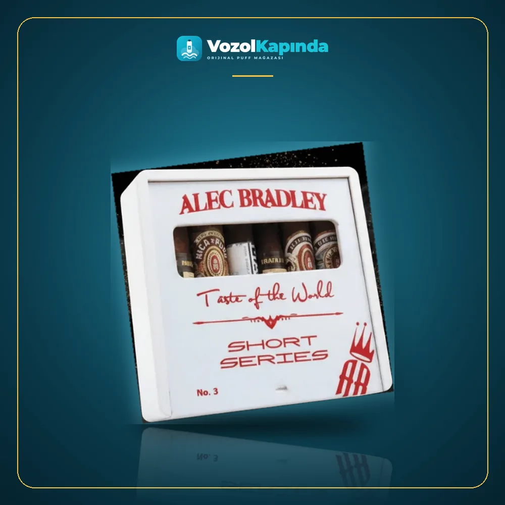 Alec Bradley Taste of the World Short Series Sampler 6’s paket görünümü