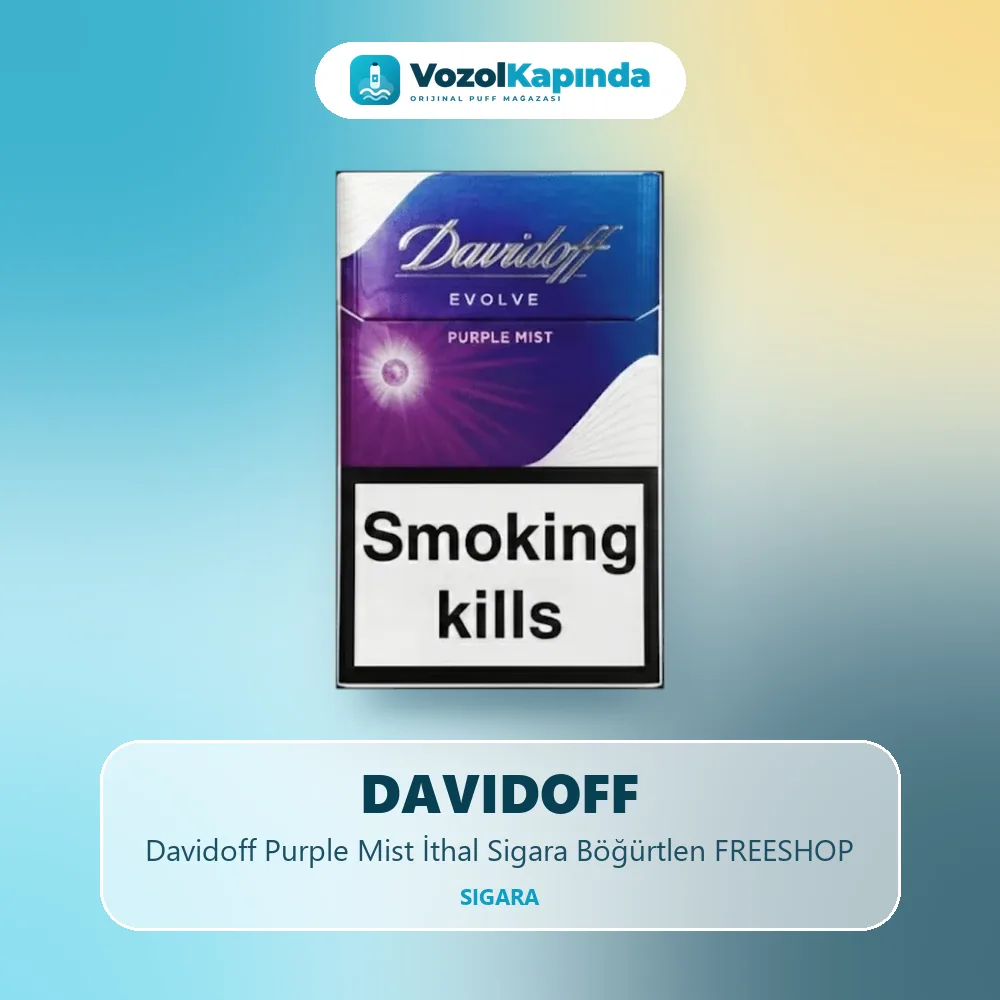 Davidoff Purple Mist İthal Sigara Böğürtlen FREESHOP Sipariş Bilgileri Davidoff Purple Mist İthal Sigara Böğürtlen FREESHOP özellikleri: orijinal ürün, kapıda ödeme, gizli paket