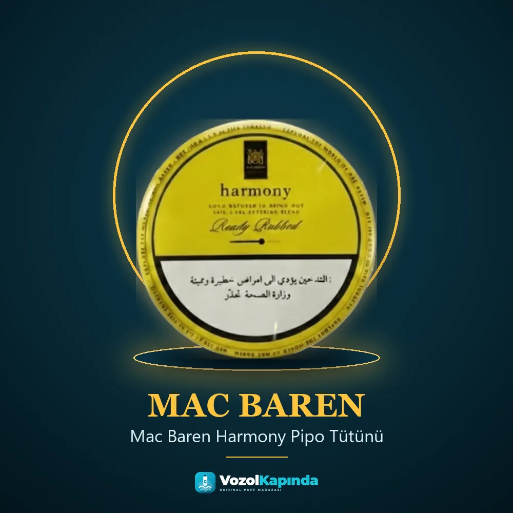 Mac Baren Harmony Pipo Tütünü Özellikleri Mac Baren Harmony Pipo Tütünü sipariş avantajları: kapıda ödeme ve gizli paket