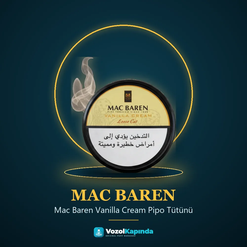 Mac Baren Vanilla Cream Pipo Tütünü Özellikleri Mac Baren Vanilla Cream Pipo Tütünü özellikleri: orijinal ürün, kapıda ödeme, gizli paket