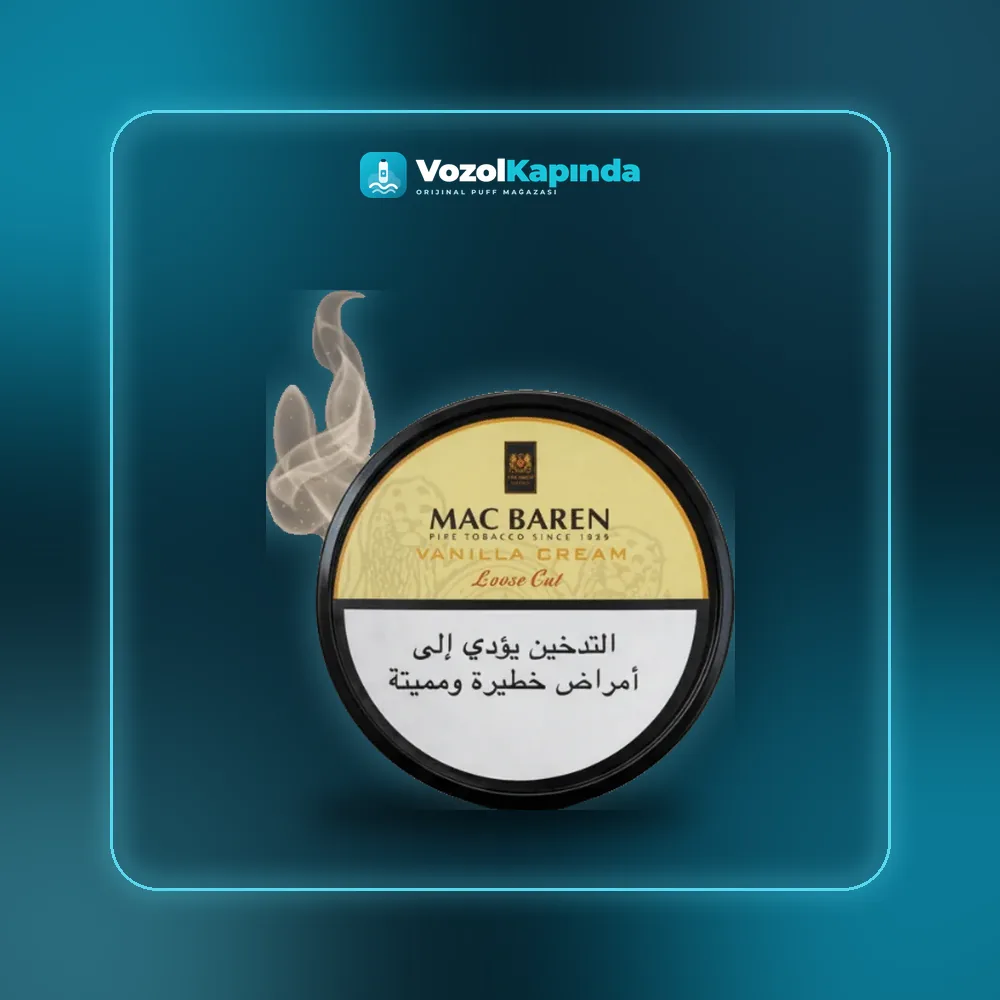 Mac Baren Vanilla Cream Pipo Tütünü Sipariş Mac Baren Vanilla Cream Pipo Tütünü satın al, Vozol Kapında