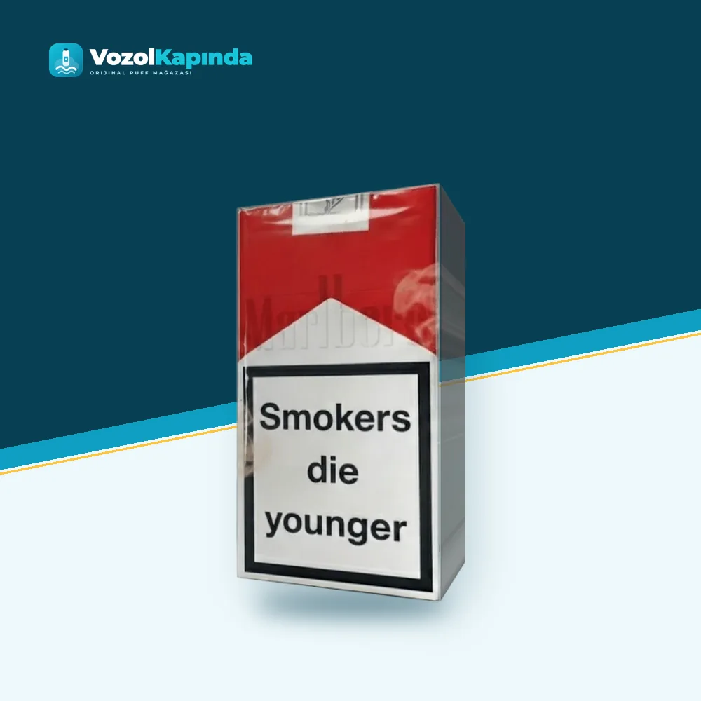Marlboro Red Classic 100’s sigara Freeshop Orijinal Ambalaj Marlboro Red Classic 100’s sigara Freeshop ön yüz görseli, orijinal ambalaj