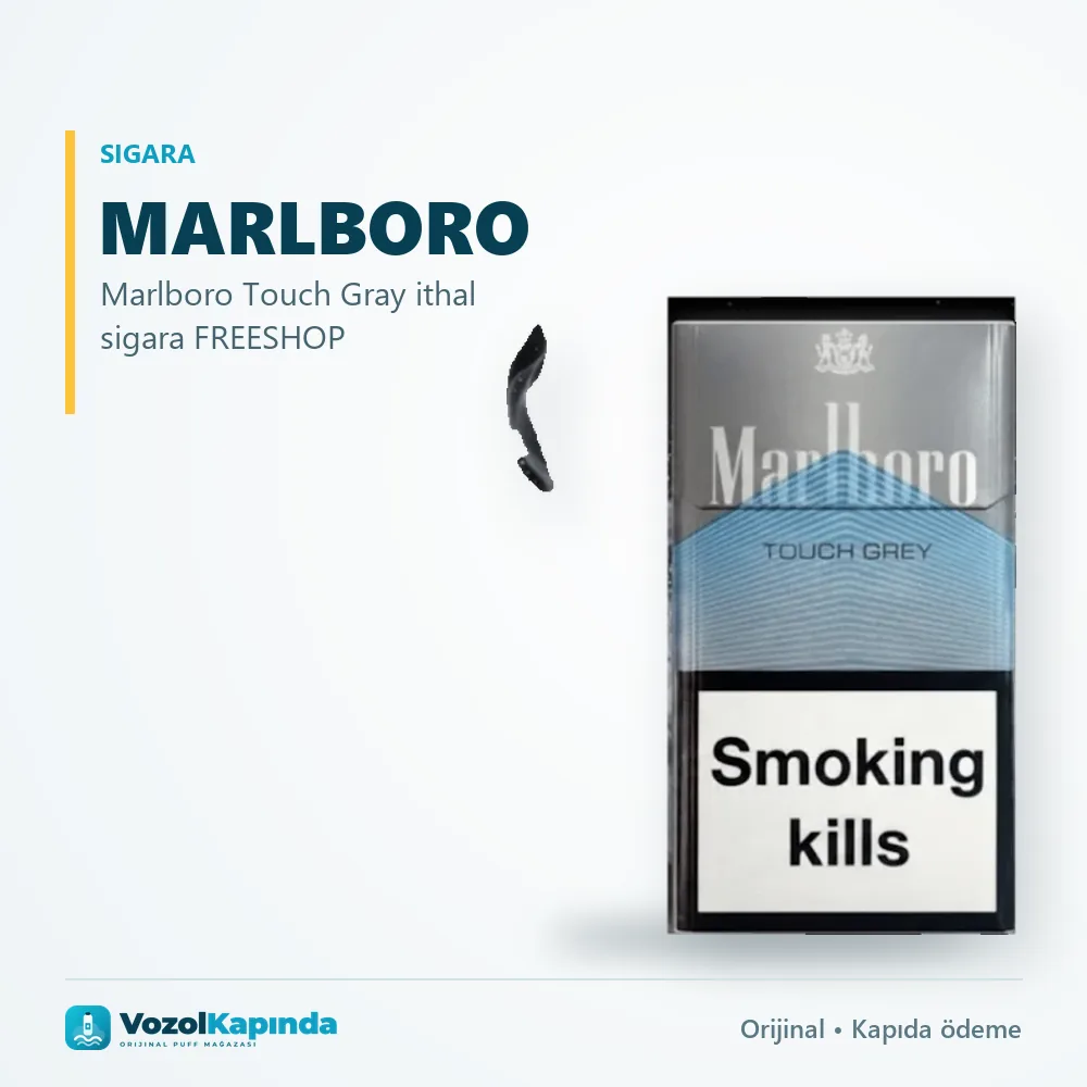 Marlboro Touch Gray ithal sigara FREESHOP Özellikleri Marlboro Touch Gray ithal sigara FREESHOP sipariş avantajları: kapıda ödeme ve gizli paket