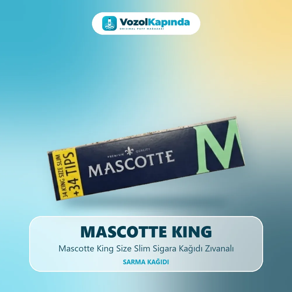 Mascotte King Size Slim Sigara Kağıdı Zıvanalı Özellikleri Mascotte King Size Slim Sigara Kağıdı Zıvanalı özellikleri: orijinal ürün, kapıda ödeme, gizli paket
