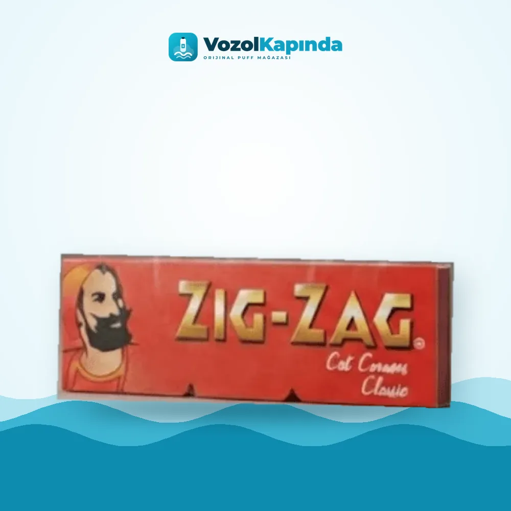 Zig Zag Cut Corners Classic Sigara Kağıdı Paket Görünümü Zig Zag Cut Corners Classic Sigara Kağıdı ön yüz görseli, orijinal ambalaj