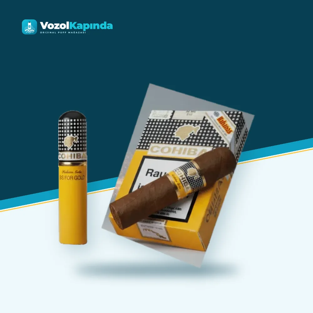 Cohiba Medio Siglo Tubos Puro 3’s Gift Pack ön yüz görseli, orijinal ambalaj
