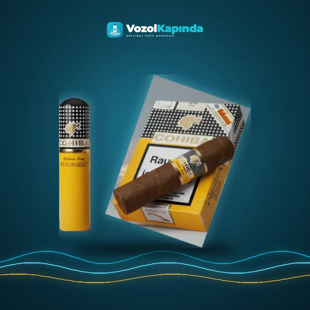 Cohiba Medio Siglo Tubos Puro 3’s Gift Pack, Vozol Kapında orijinal Küba purosu