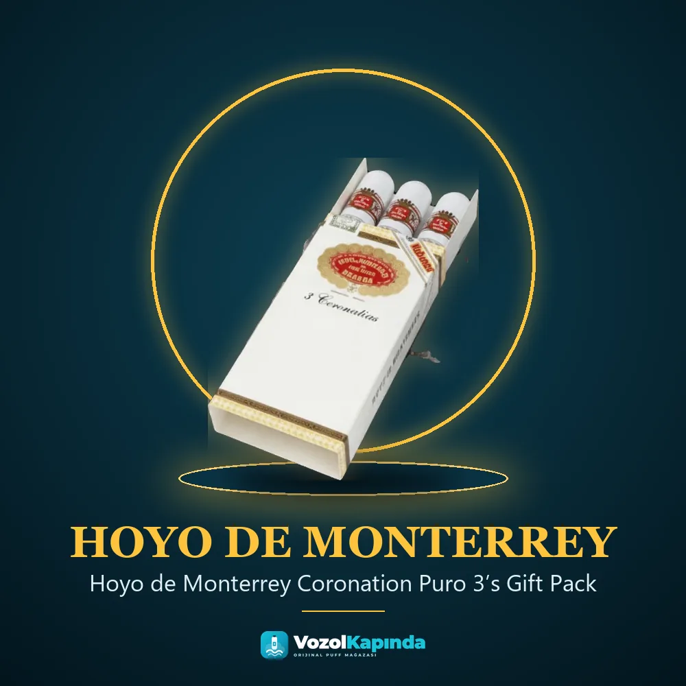 Hoyo de Monterrey Coronation Puro 3’s Gift Pack özellikleri: orijinal ürün, kapıda ödeme, gizli paket