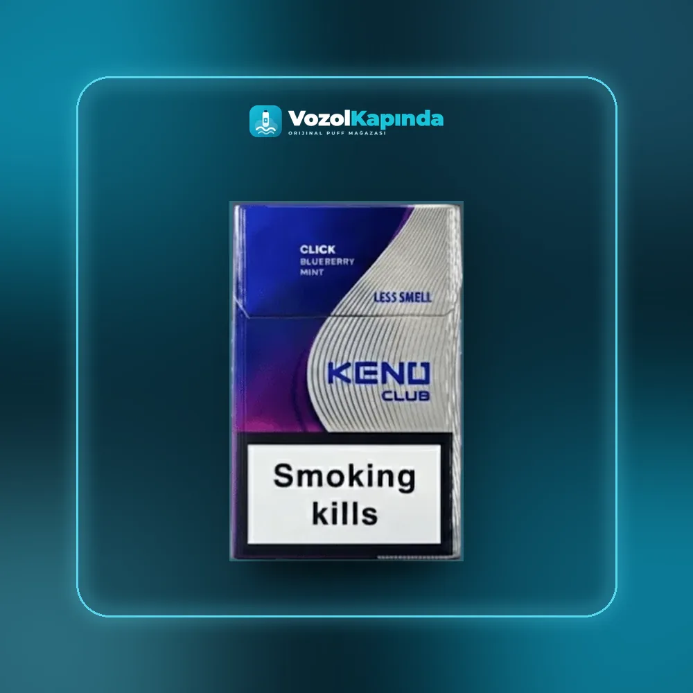 Keno Club Blueberry Mint Click sigara Yabanmersini ve Nane satın al, Vozol Kapında