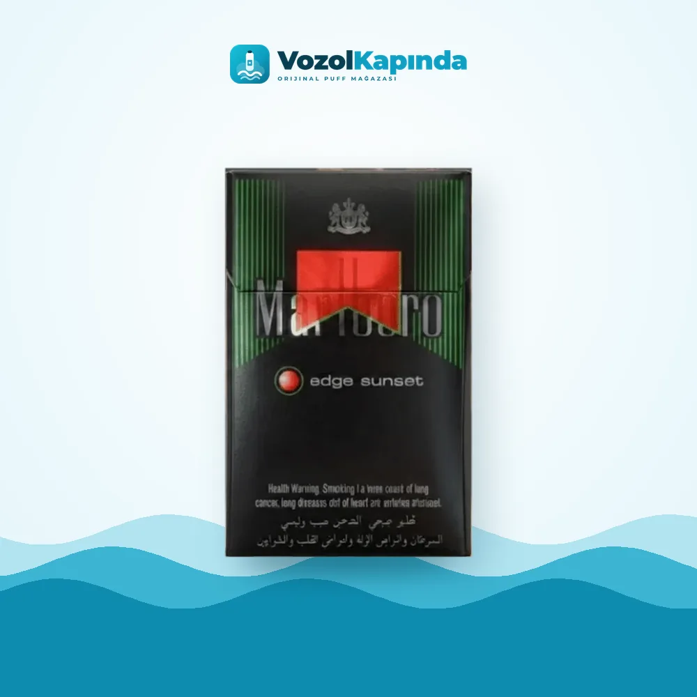 Marlboro Edge Sunset superslim ithal sigara- Kavun ve Mentol Paket Görünümü Marlboro Edge Sunset superslim ithal sigara- Kavun ve Mentol ürün görseli, orijinal sigara