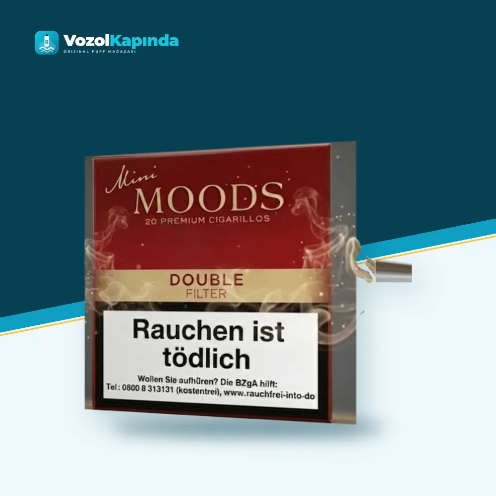 Dannemann Moods Mini Double Filter sigarillo Ürün Görseli Dannemann Moods Mini Double Filter sigarillo paket görünümü