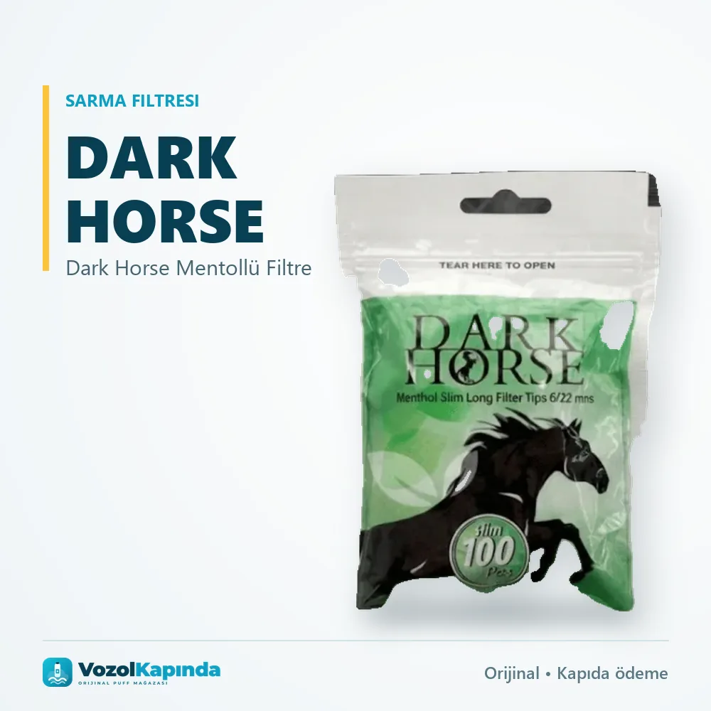 Dark Horse Mentollü Filtre özellikleri: orijinal ürün, kapıda ödeme, gizli paket