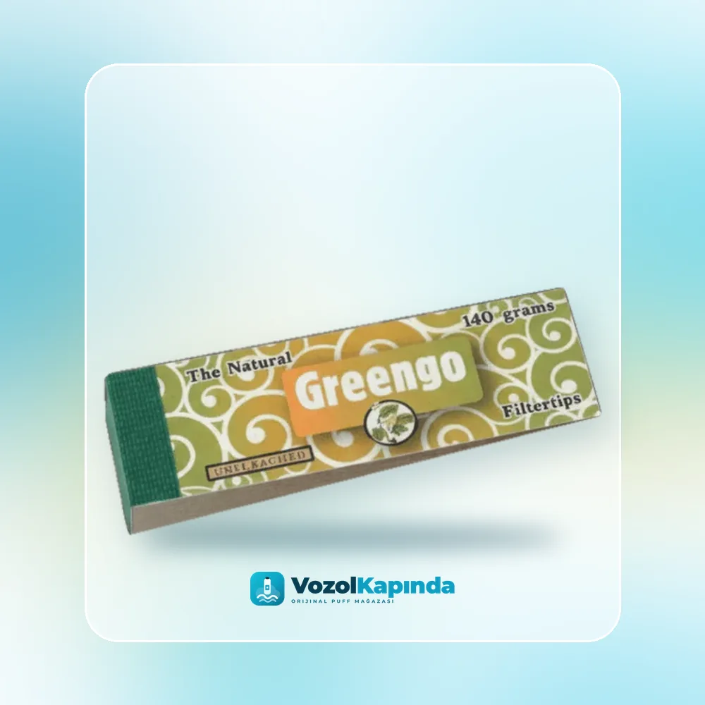 Greengo Filtertips Zıvana 50 adet Fiyatı Greengo Filtertips Zıvana 50 adet, Vozol Kapında orijinal sarma filtresi