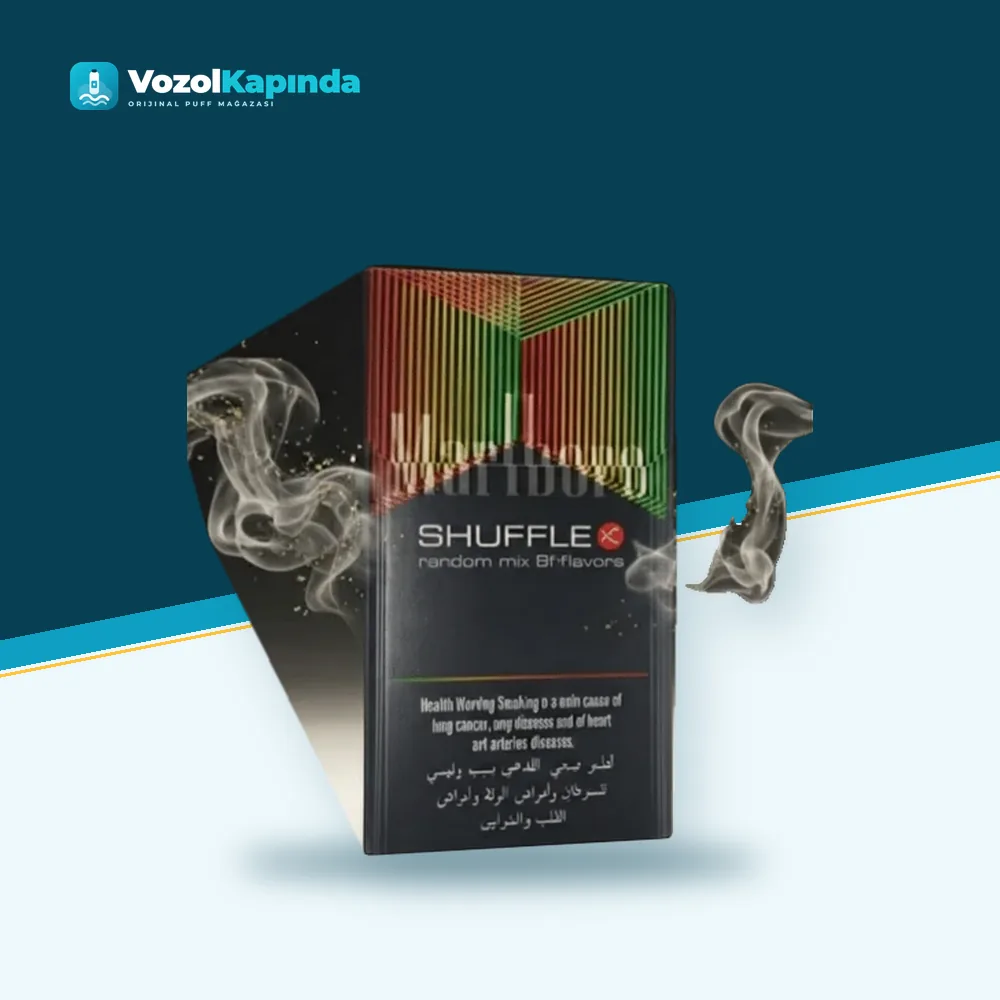 Marlboro Shuffle Slender İthal Sigara Mentol ve Karışık Meyve Orijinal Ambalaj Marlboro Shuffle Slender İthal Sigara Mentol ve Karışık Meyve ön yüz görseli, orijinal ambalaj
