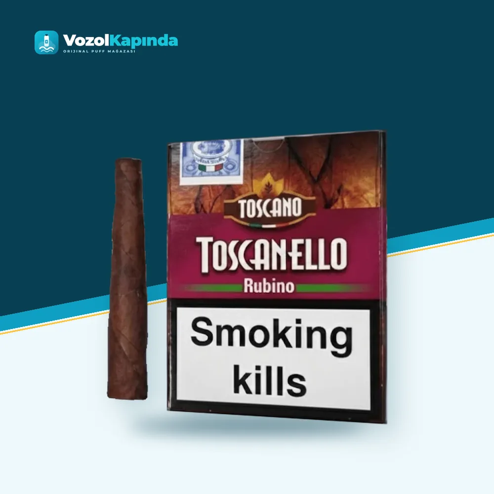 Toscanello Rubino Puro Elma ve Tarçın aromalı ürün görseli, orijinal puro