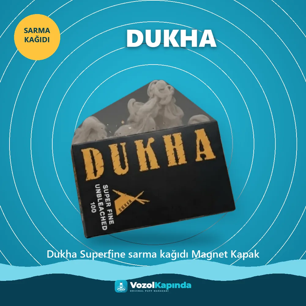 Dukha Superfine sarma kağıdı Magnet Kapak bilgi kartı, orijinal sarma kağıdı