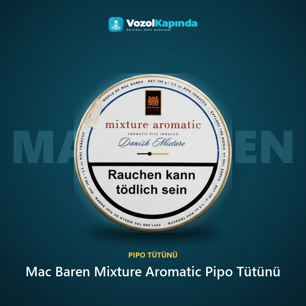 Mac Baren Mixture Aromatic Pipo Tütünü sipariş avantajları: kapıda ödeme ve gizli paket