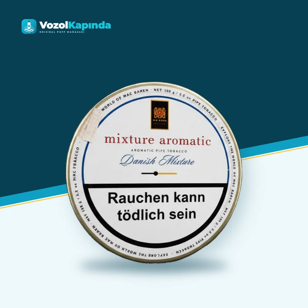 Mac Baren Mixture Aromatic Pipo Tütünü ürün görseli, orijinal pipo tütünü