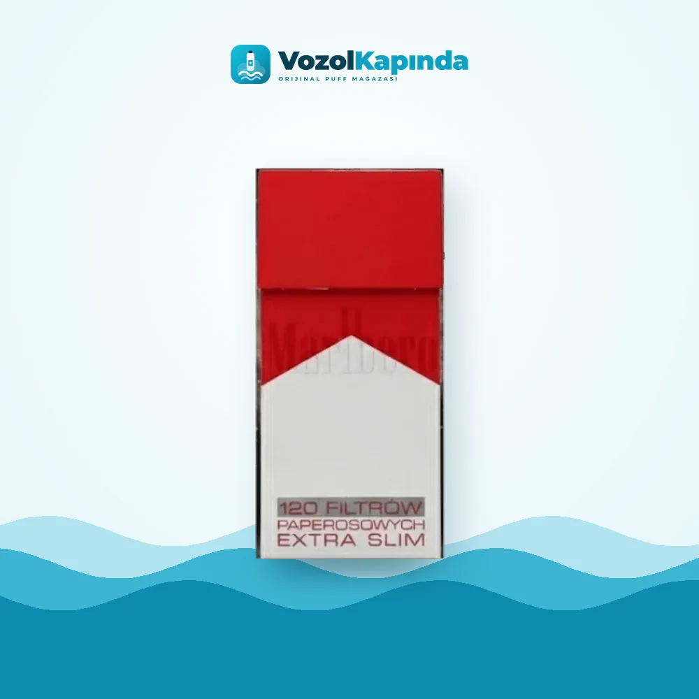 Marlboro Slim Sarma Filtresi Paket Görünümü Marlboro Slim Sarma Filtresi ön yüz görseli, orijinal ambalaj