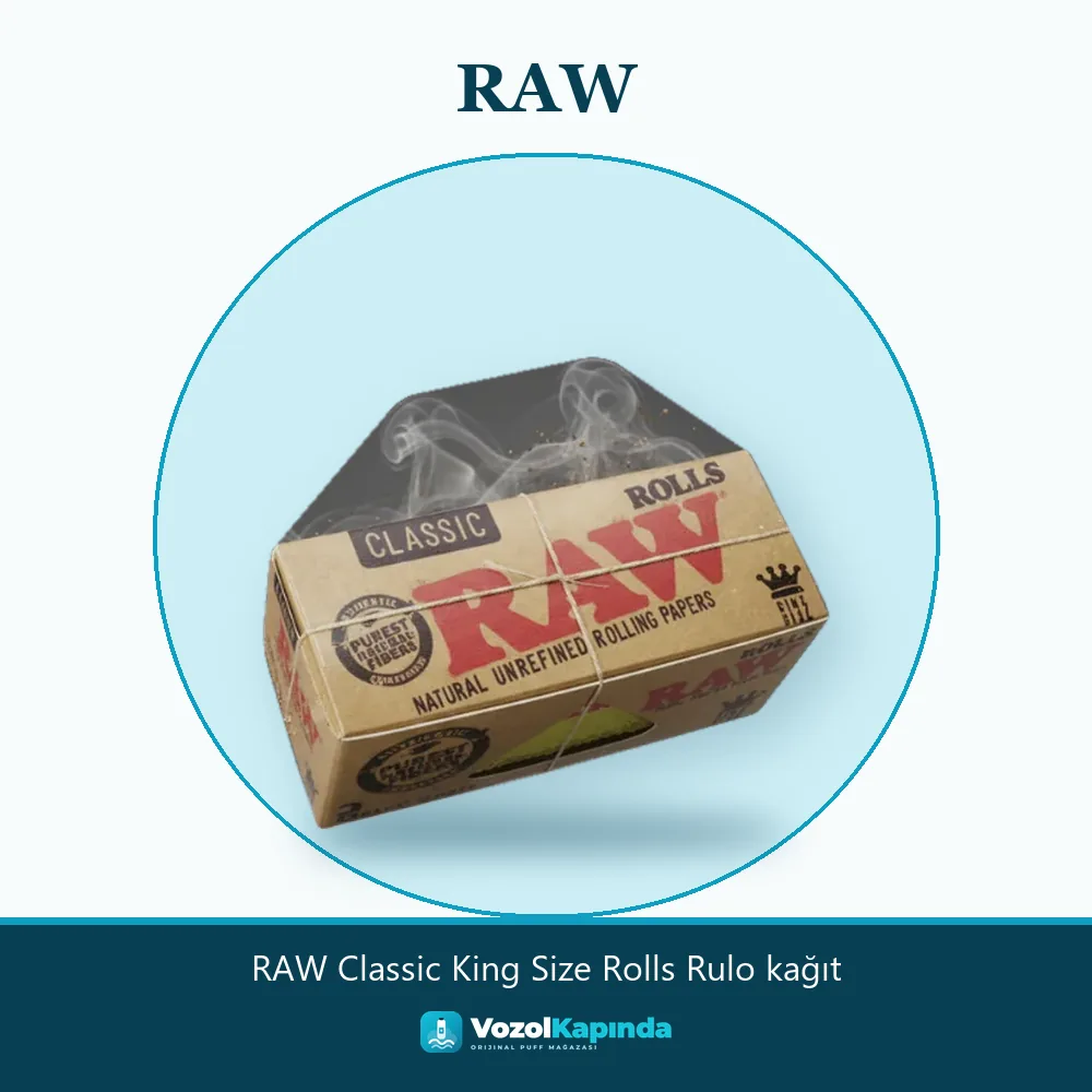 RAW Classic King Size Rolls Rulo kağıt özellikleri: orijinal ürün, kapıda ödeme, gizli paket