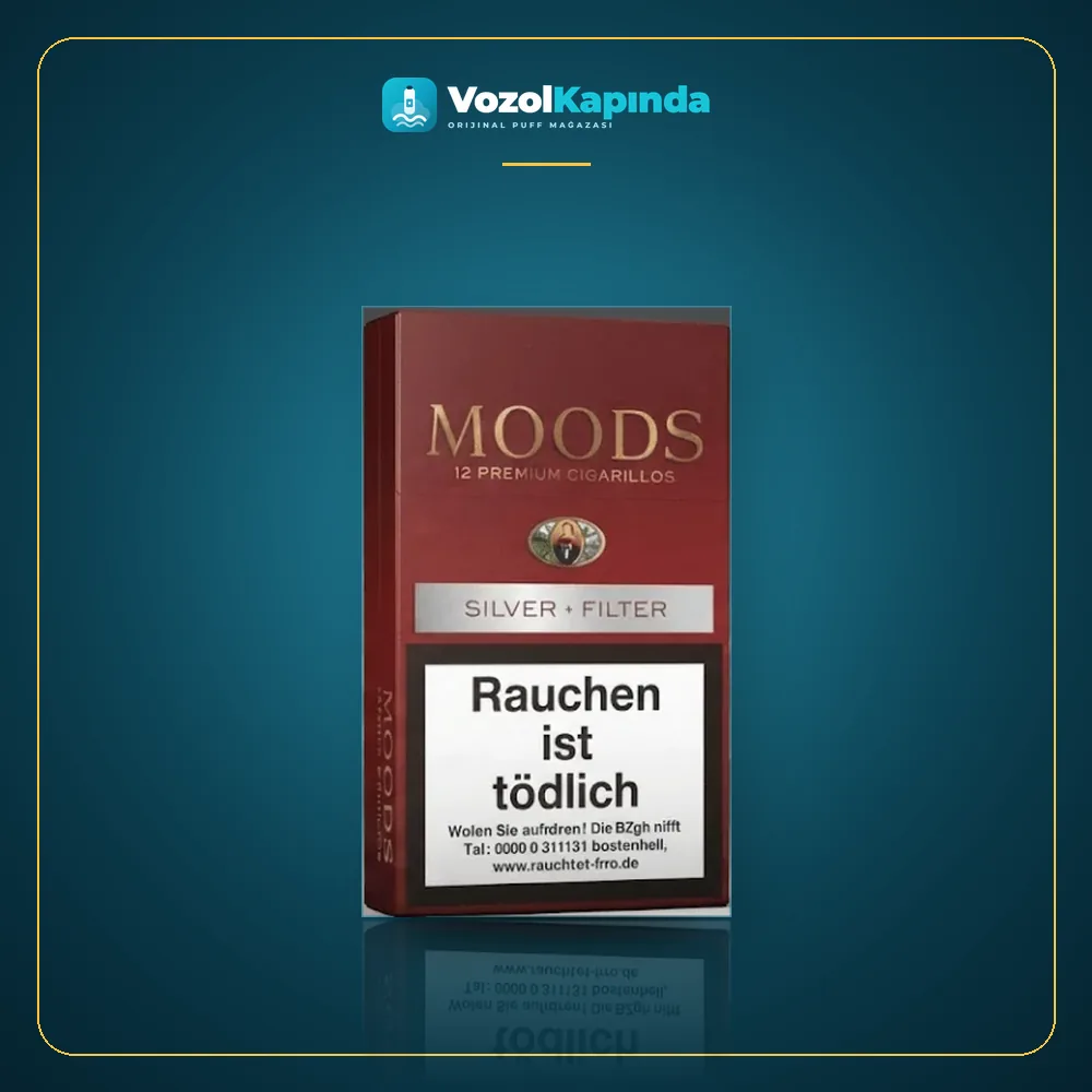 Dannemann Moods Silver Filter sigarillo 12’s Orijinal Ambalaj Dannemann Moods Silver Filter sigarillo 12’s ürün görseli, orijinal sigarillo