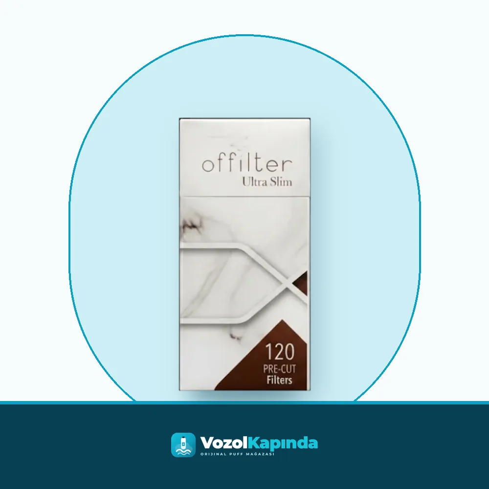 Offilter Organic Ultra Slim sarma filtresi ürün görseli, orijinal sarma filtresi