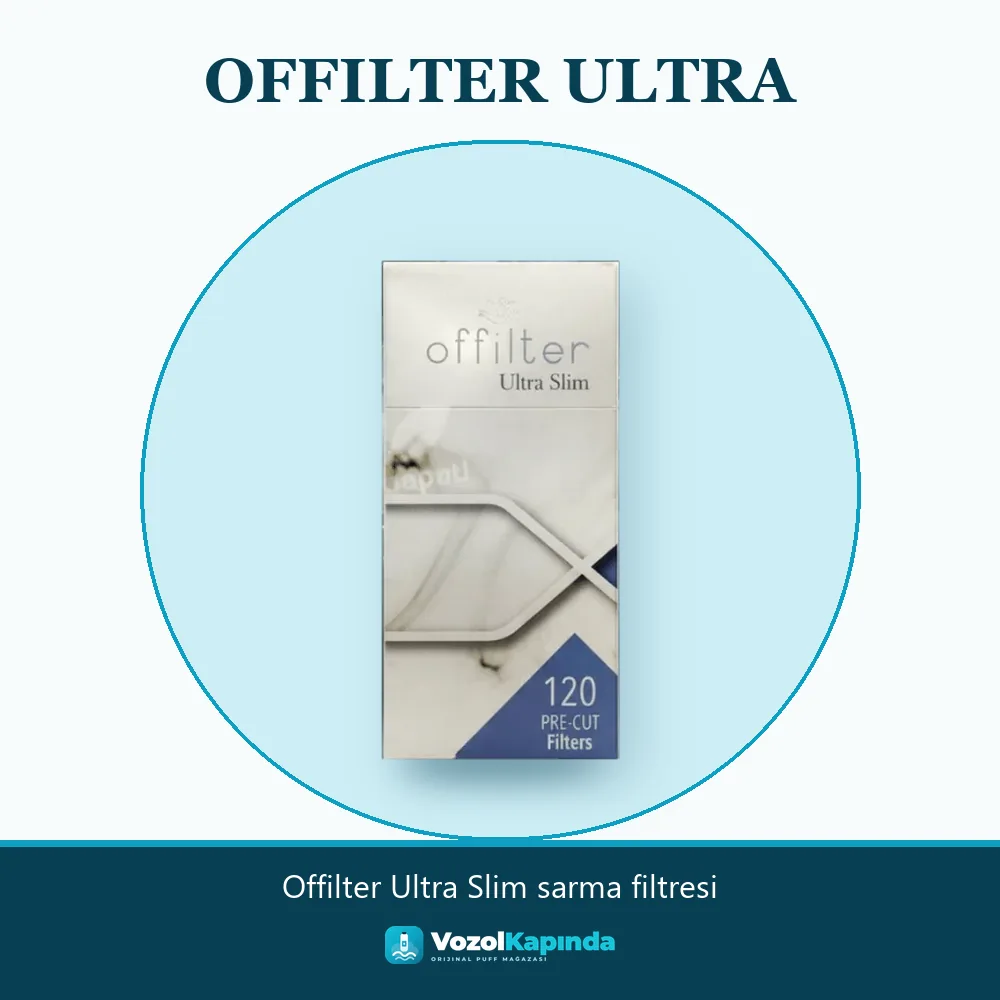 Offilter Ultra Slim sarma filtresi Bilgi Kartı Offilter Ultra Slim sarma filtresi özellikleri: orijinal ürün, kapıda ödeme, gizli paket