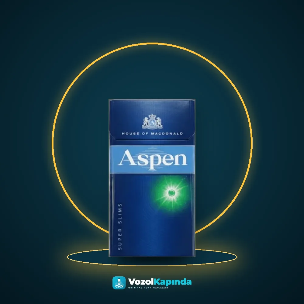 Aspen Süperslim Mentollü Sigara Fiyatı Aspen Süperslim Mentollü Sigara, Vozol Kapında orijinal sigara