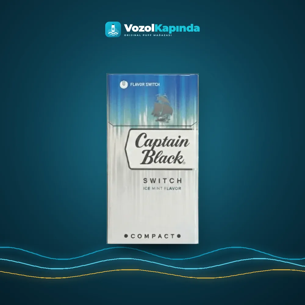 Captain Black Switch İthal Sigara Ice Mint Menthol, Vozol Kapında orijinal sigara