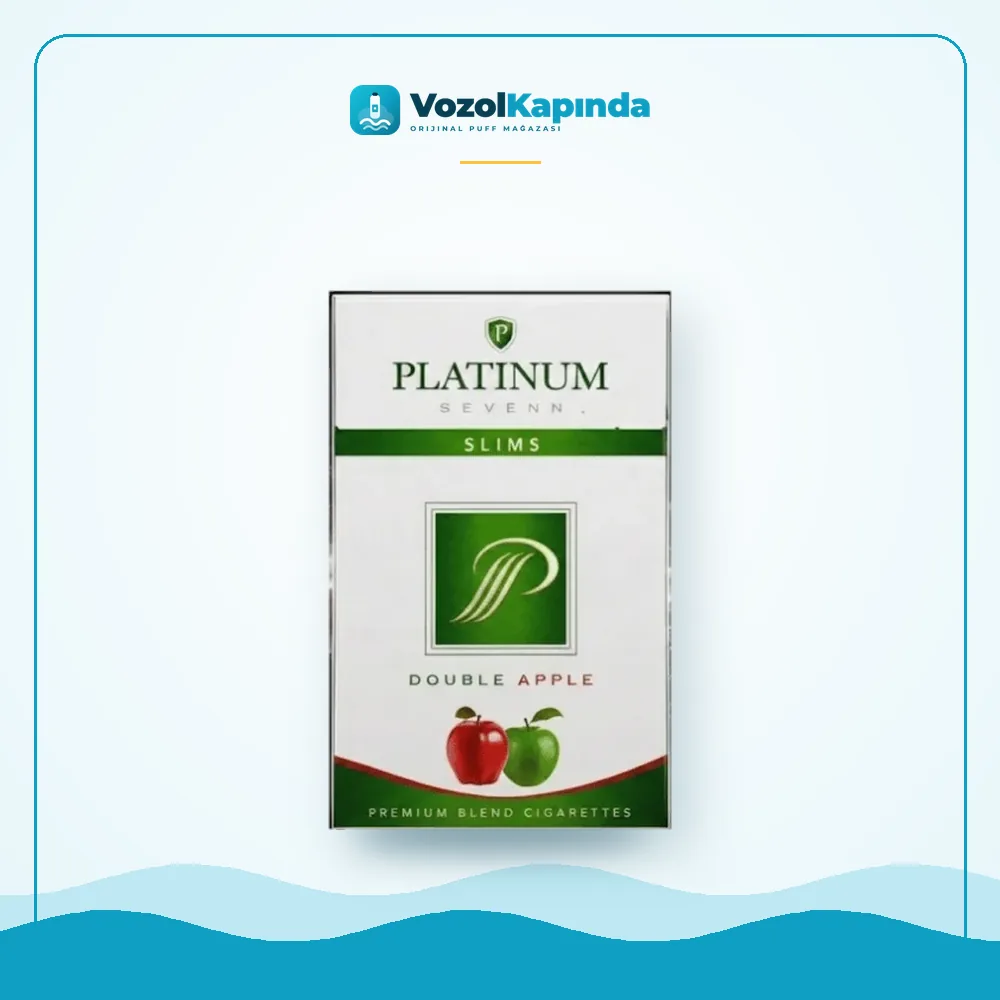 Platinum Seven Slims Double Apple sigara Elma aromalı Satın Al Platinum Seven Slims Double Apple sigara Elma aromalı, Vozol Kapında orijinal sigara