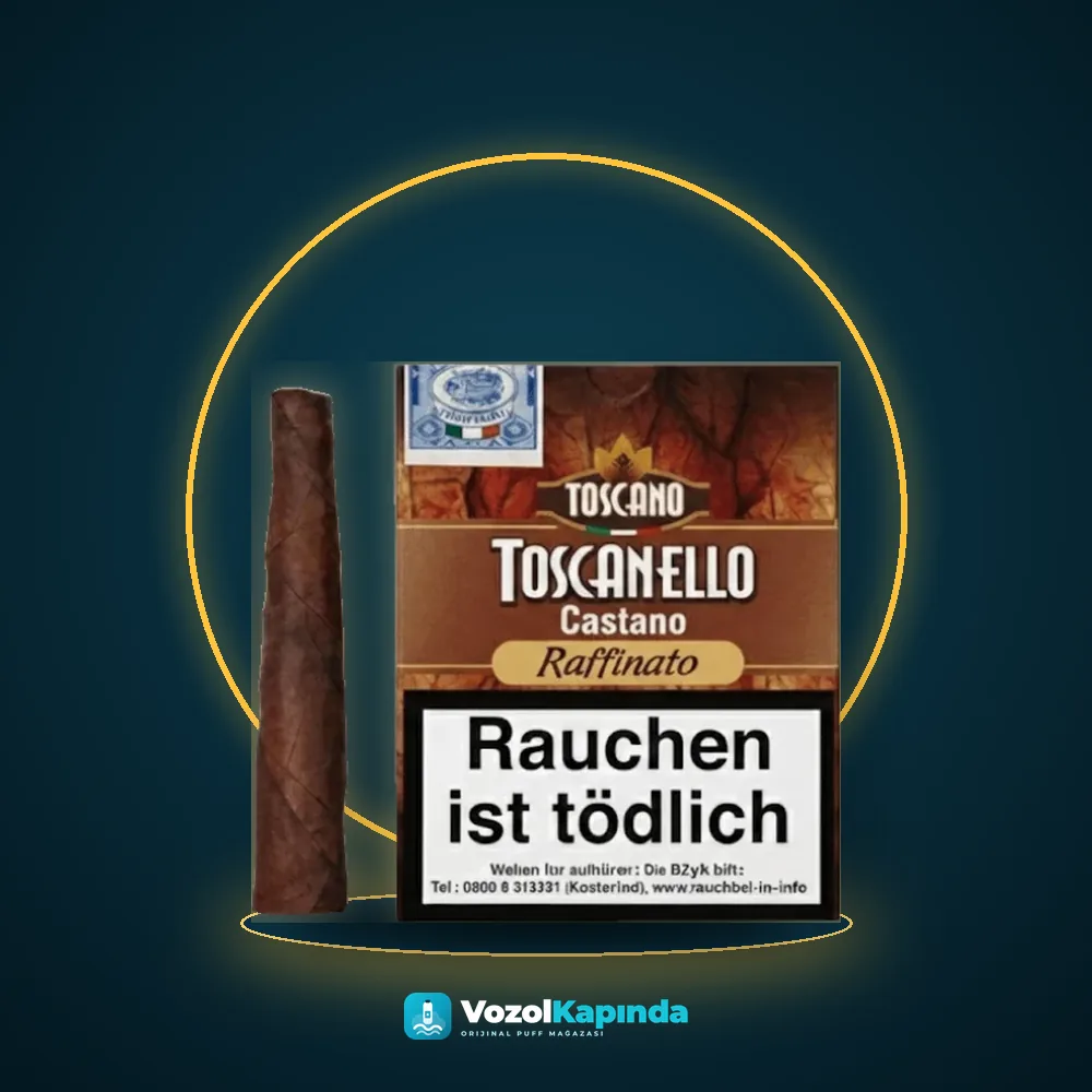 Toscanello Castano Raffinato Puro Fındık Aromalı Sipariş Toscanello Castano Raffinato Puro Fındık Aromalı satın al, Vozol Kapında