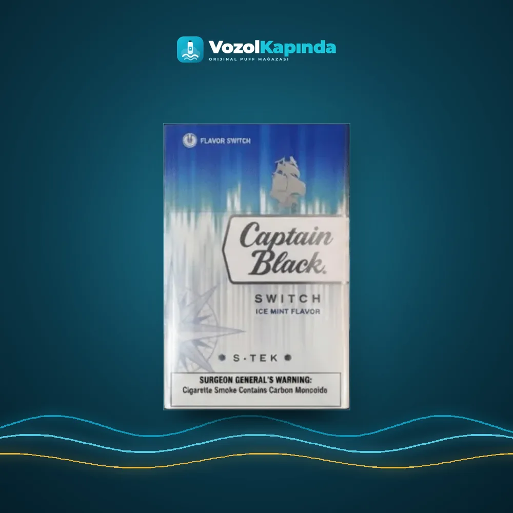 Captain Black Switch Slim sigara Fiyatı Captain Black Switch Slim sigara, Vozol Kapında orijinal sigara