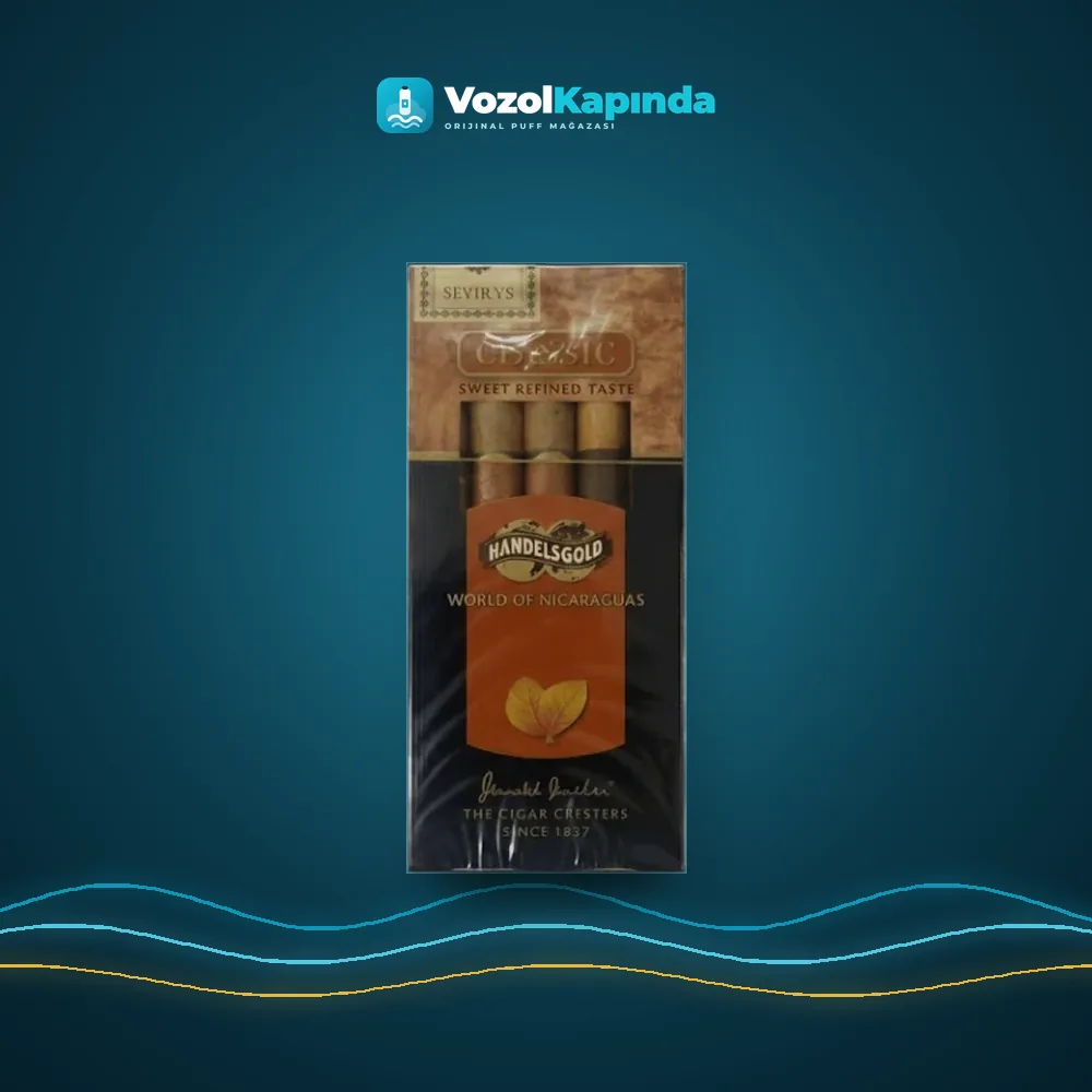 Handelsgold Classic Wood Tip sigarillo 5’s Sipariş Handelsgold Classic Wood Tip sigarillo 5’s fiyatı ve siparişi, Vozol Kapında
