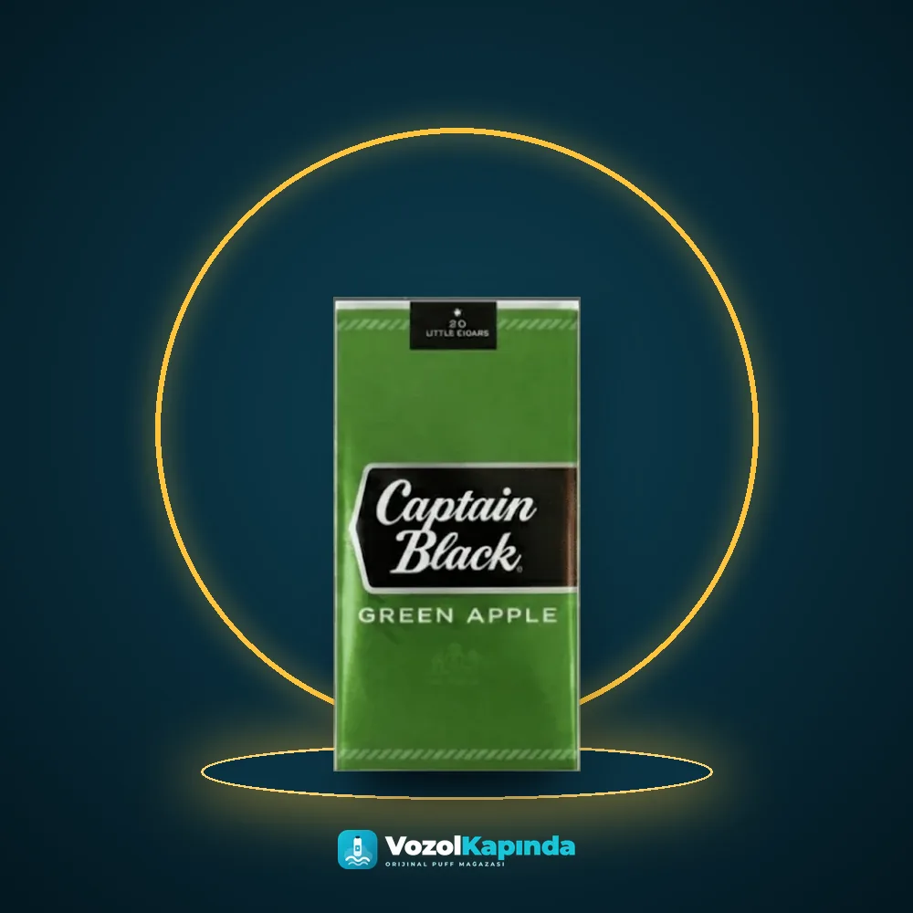 Captain Black Green Apple Sigara Yeşil Elma aromalı fiyatı ve siparişi, Vozol Kapında