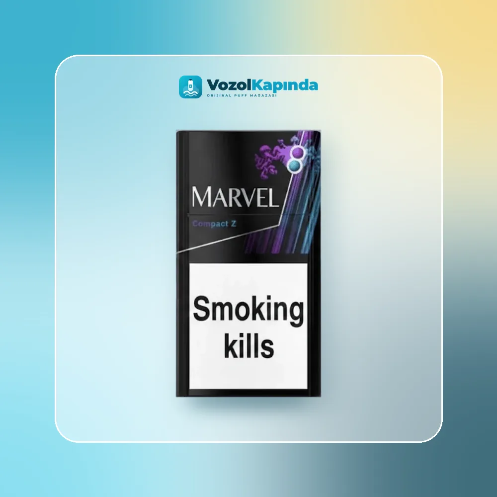 Marvel Compact Z sigara Meyve ve Yeşil Limon aromalı ürün görseli, orijinal sigara