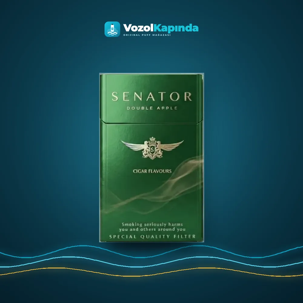 Senator Double Apple 80’s Elma aromalı sigara Fiyatı Senator Double Apple 80’s Elma aromalı sigara, Vozol Kapında orijinal sigara