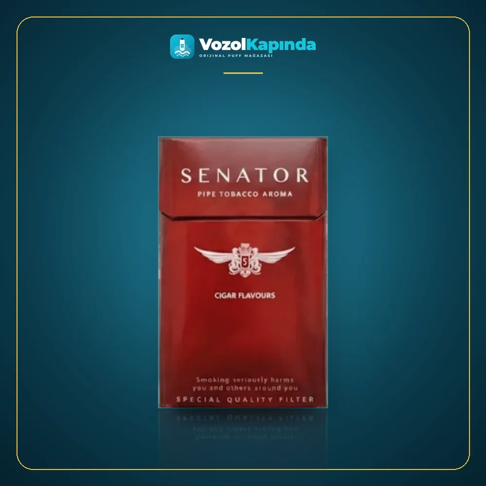 Senator Pipe Tobacco 80s Pipo Tütünü aromalı paket görünümü
