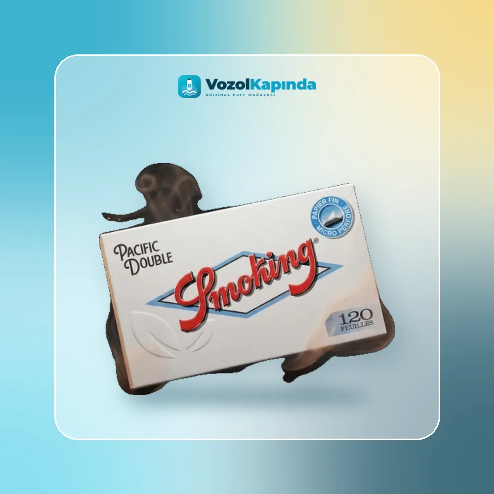Smoking Pacific Double sarma kağıdı 120 adet Paket Görünümü Smoking Pacific Double sarma kağıdı 120 adet ürün görseli, orijinal sarma kağıdı