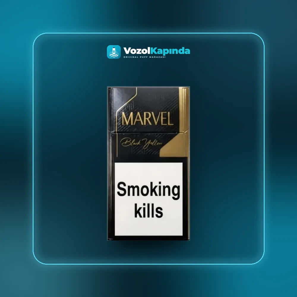 Marvel Black Yellow (Sweeet Vanilla) sigara Vanilya satın al, Vozol Kapında