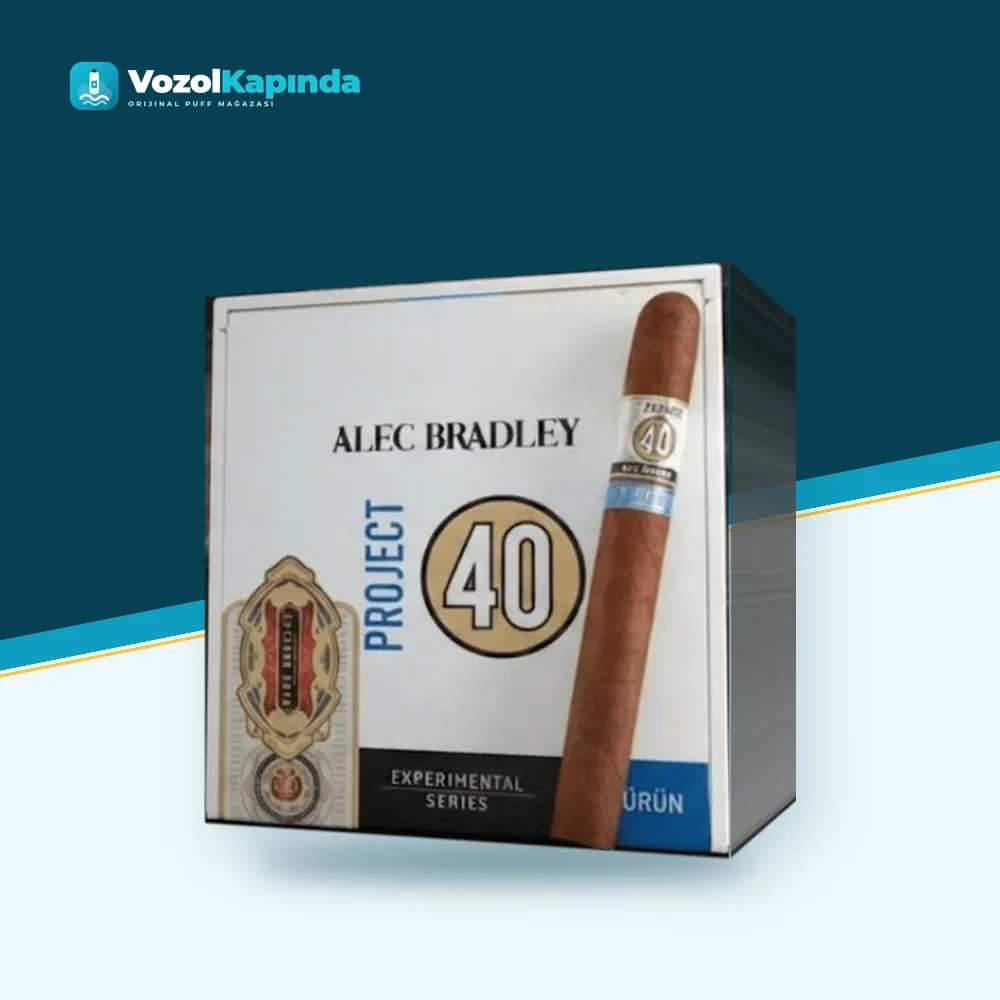 Alec Bradley Project 40 Toro Puro 20’s Ahşap kutu Paket Görünümü Alec Bradley Project 40 Toro Puro 20’s Ahşap kutu ürün görseli, orijinal puro