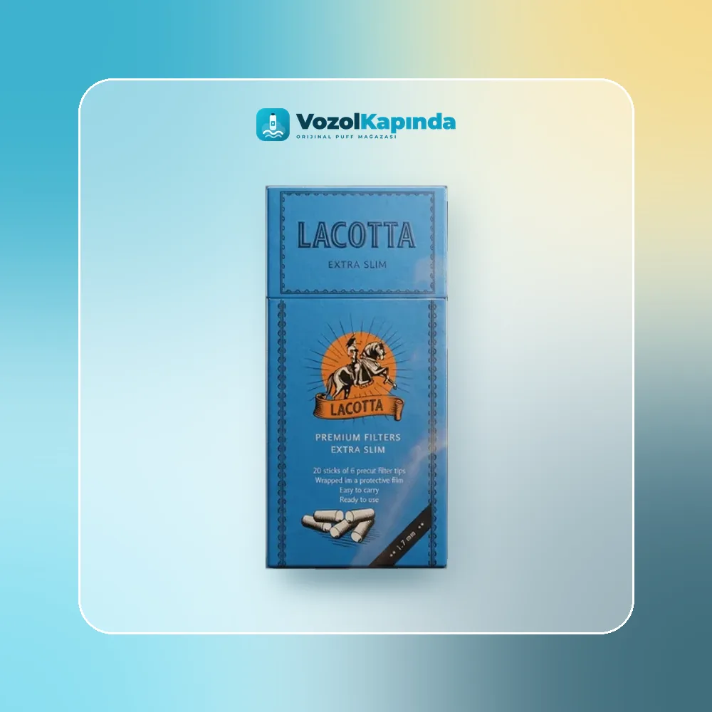 Lacotta Extra Slim sarma filtresi Ürün Görseli Lacotta Extra Slim sarma filtresi ürün görseli, orijinal sarma filtresi