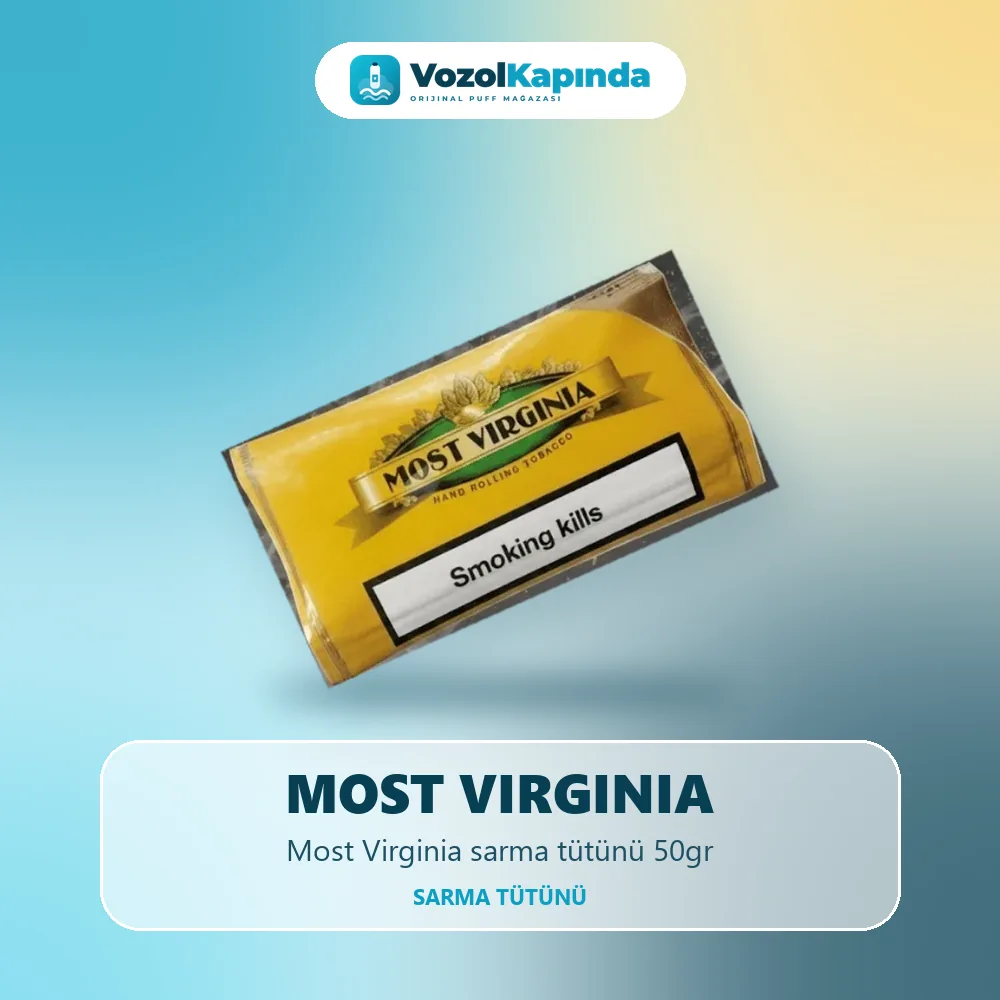 Most Virginia sarma tütünü 50gr Özellikleri Most Virginia sarma tütünü 50gr bilgi kartı, orijinal sarma tütünü