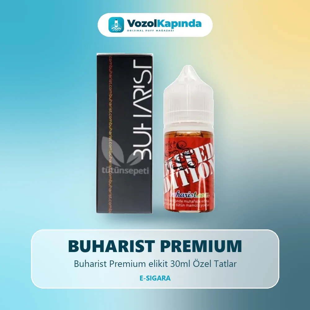 Buharist Premium elikit 30ml Özel Tatlar Sipariş Bilgileri Buharist Premium elikit 30ml Özel Tatlar sipariş avantajları: kapıda ödeme ve gizli paket