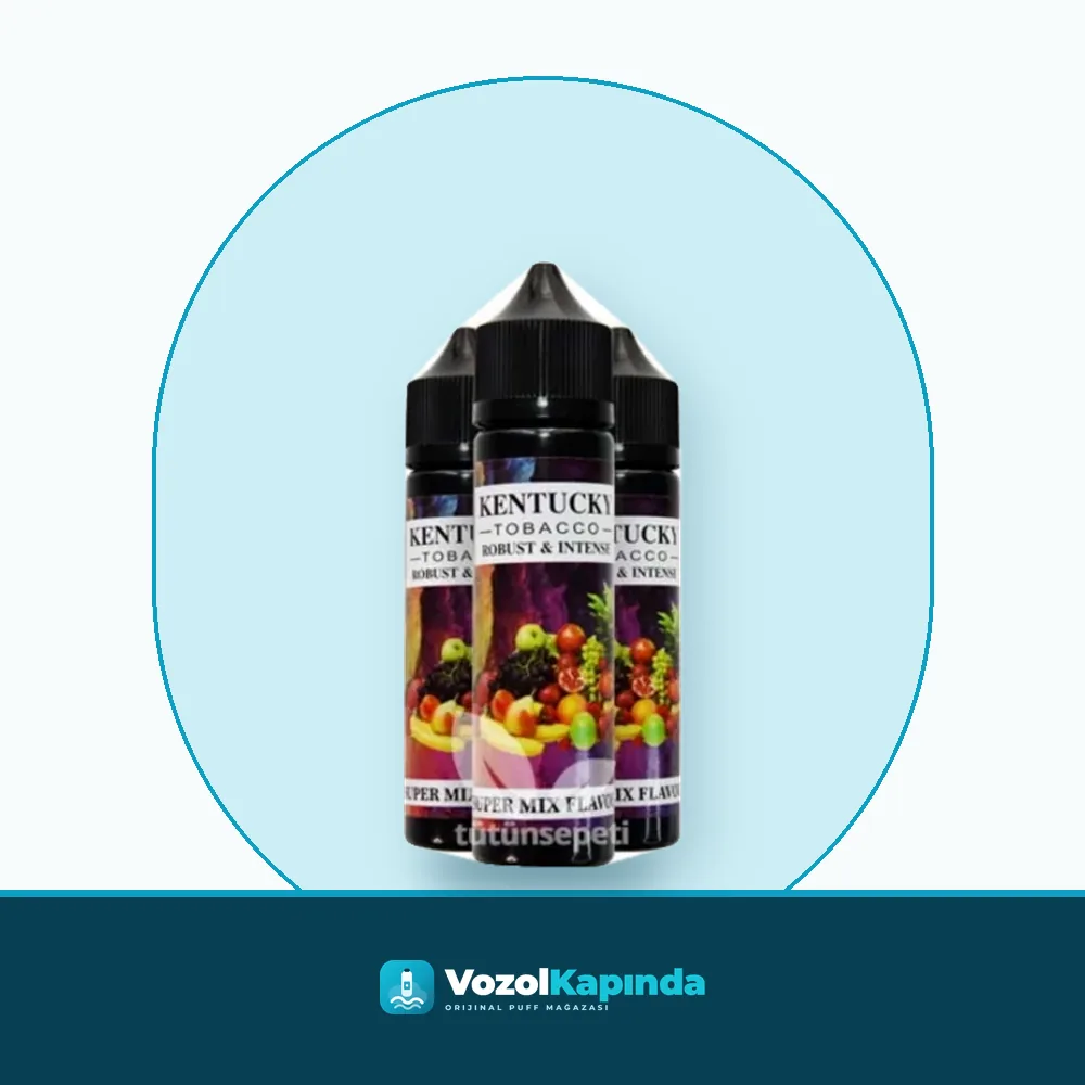 Kentucky Elektronik Sigara Likidi 60ml Ürün Görseli Kentucky Elektronik Sigara Likidi 60ml ön yüz görseli, orijinal ambalaj